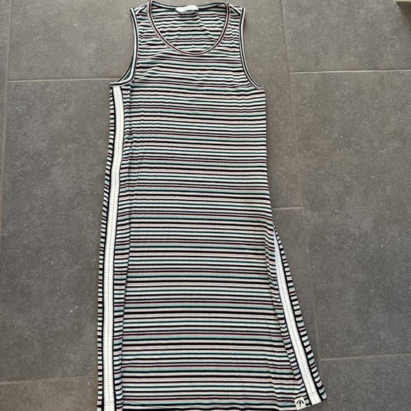 Splendid X Gray Malin La Plage Stripe Tank Dress - Picture 4 of 5